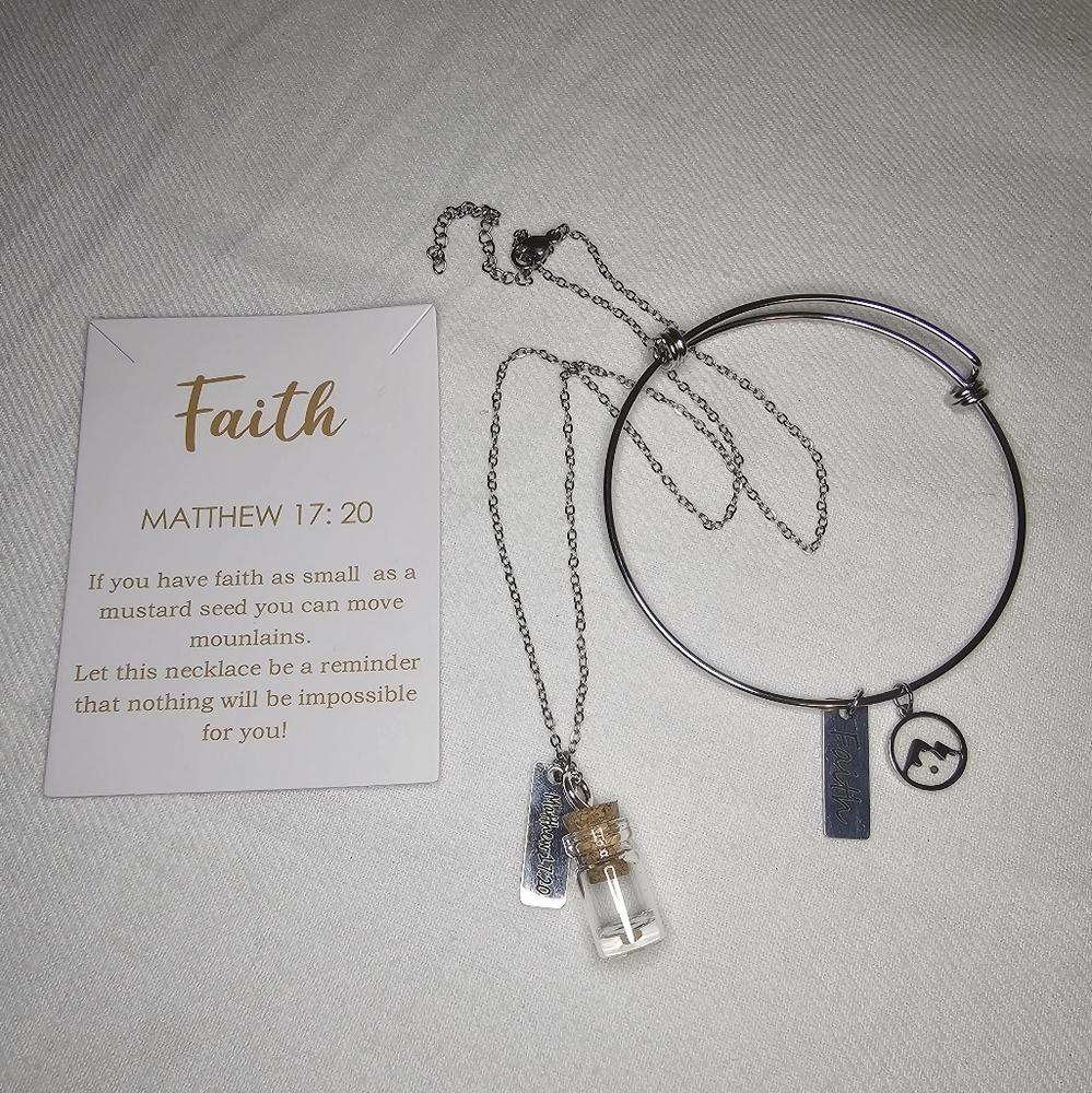 Faith Mustard Seed Set (2pcs) NIP